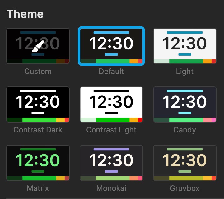 Customize Theme 1