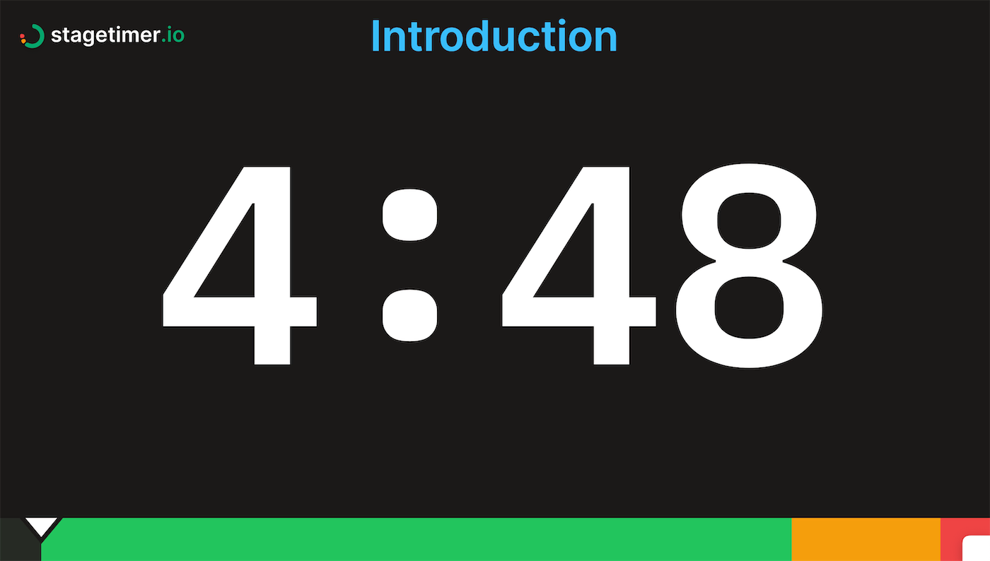 Free fullscreen online timer