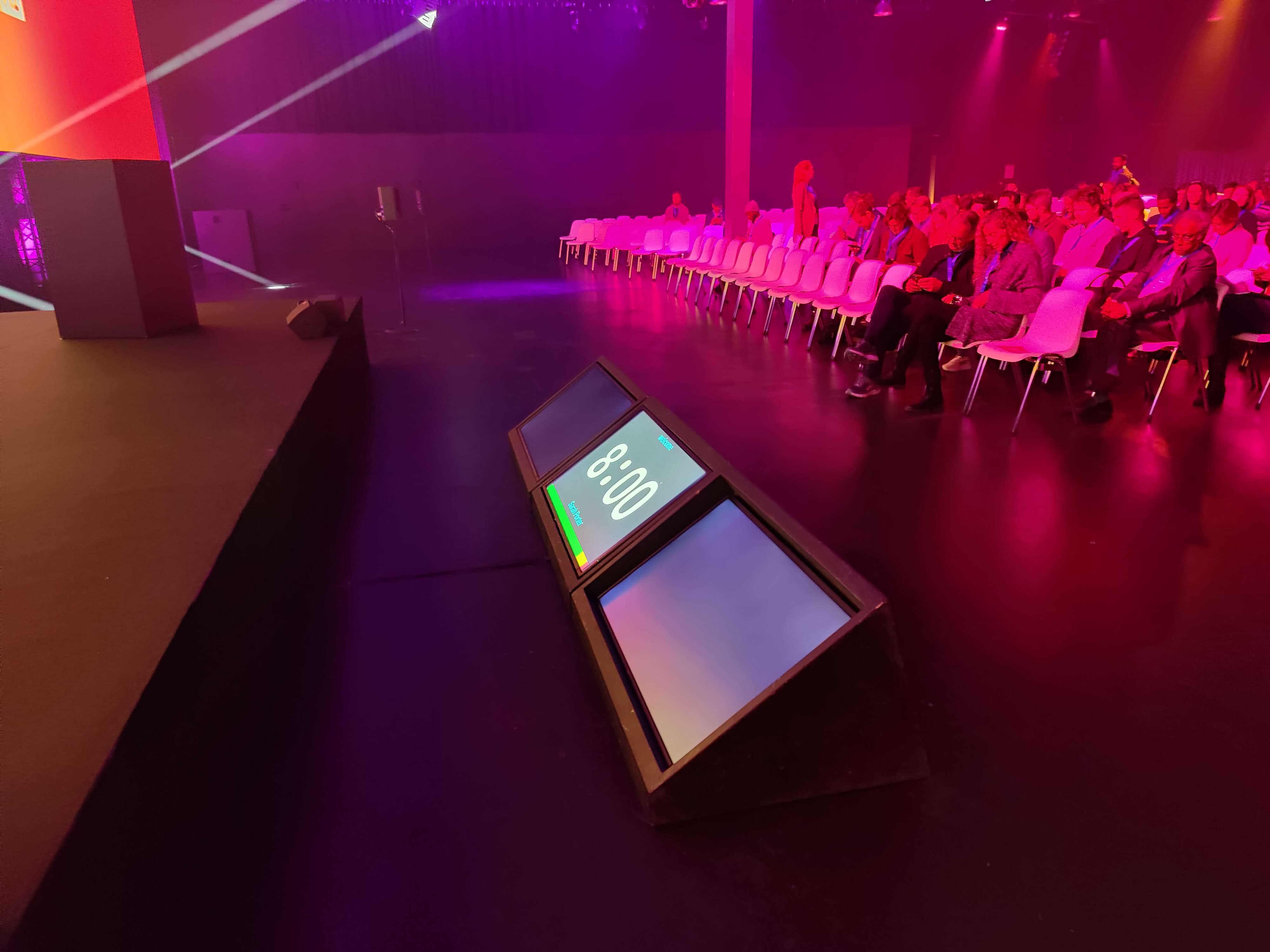 World Summit AI in Amsterdam using Stagetimer
