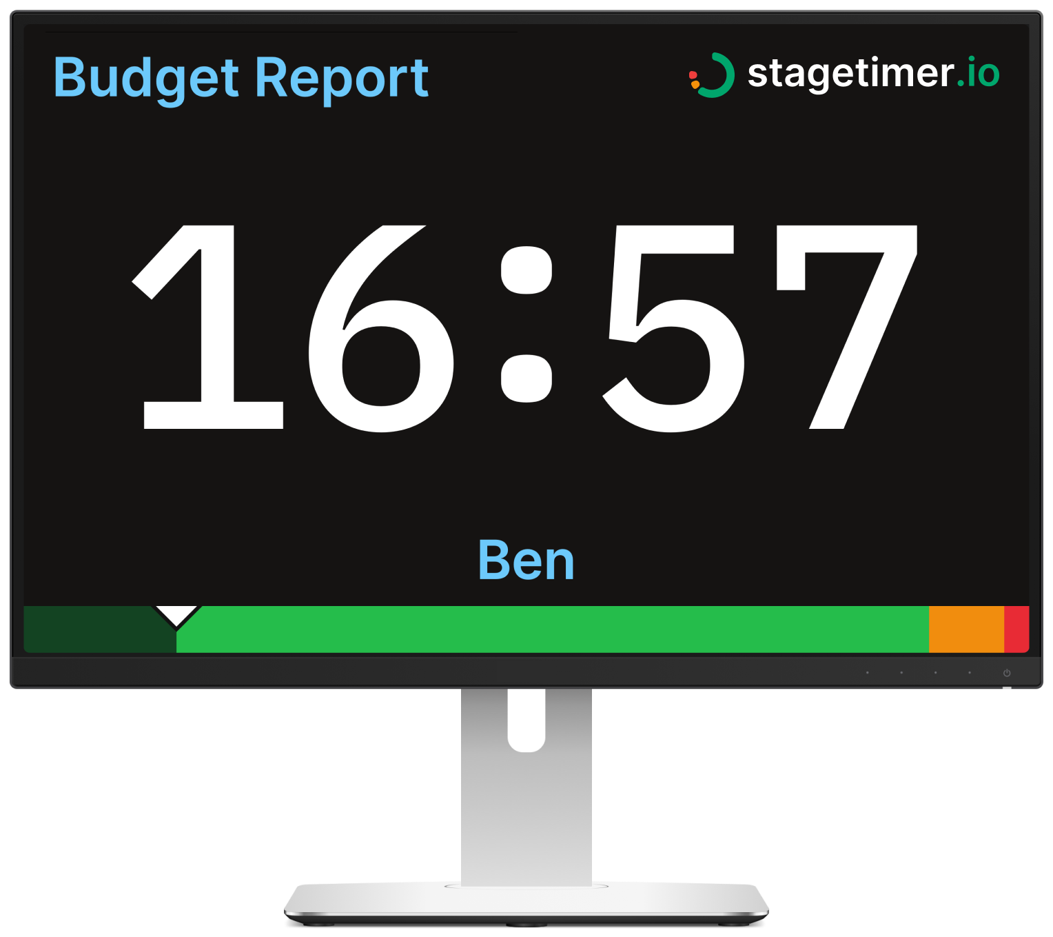 Stagetimer fullscreen timer