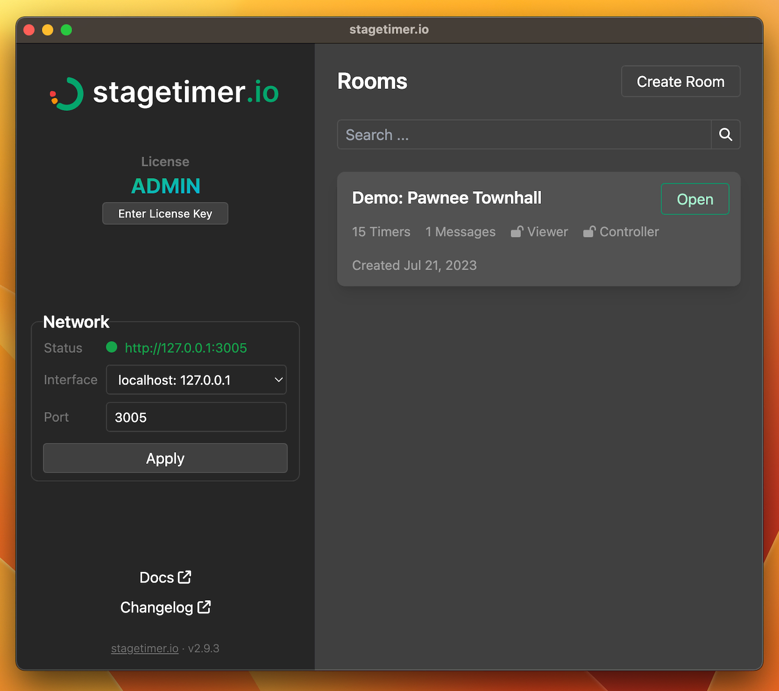 Stagetimer offline version