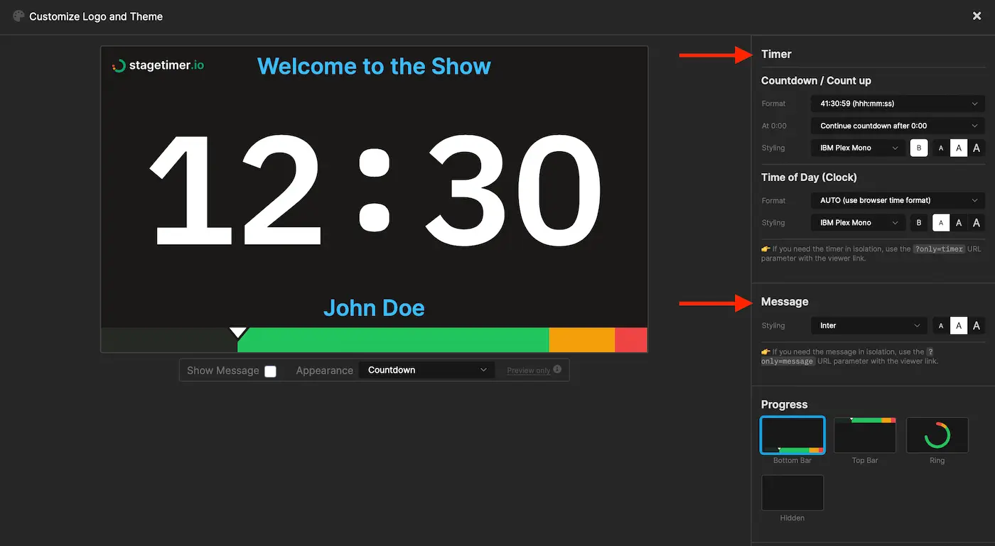 Fresh new look for Stagetimer.io // In the loop 