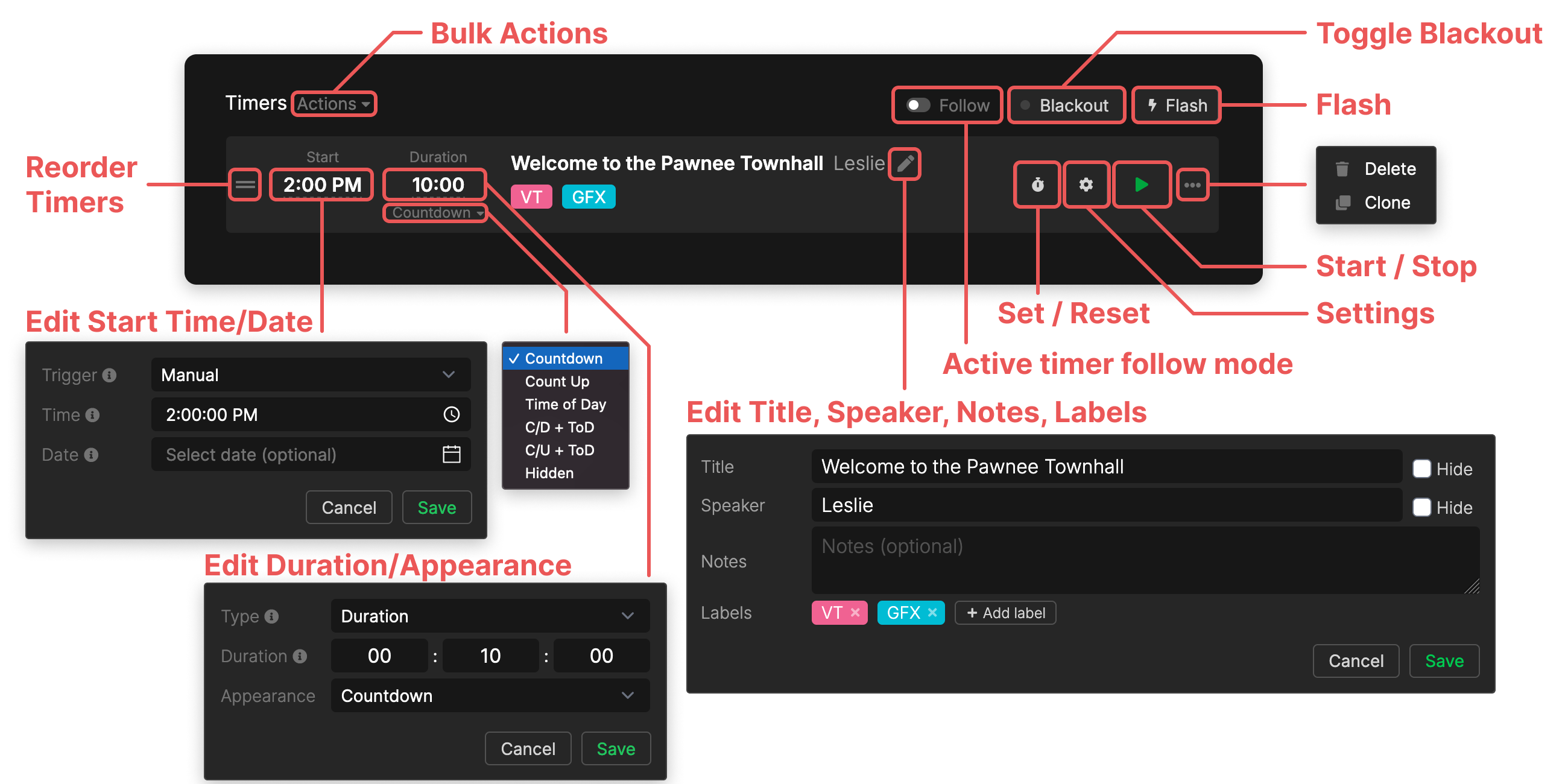 Timer Interface Documentation