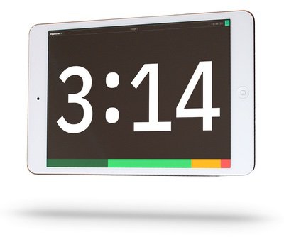 Stagetimer timer view on tablet