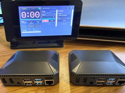 Stagetimer on a Raspberry Pi