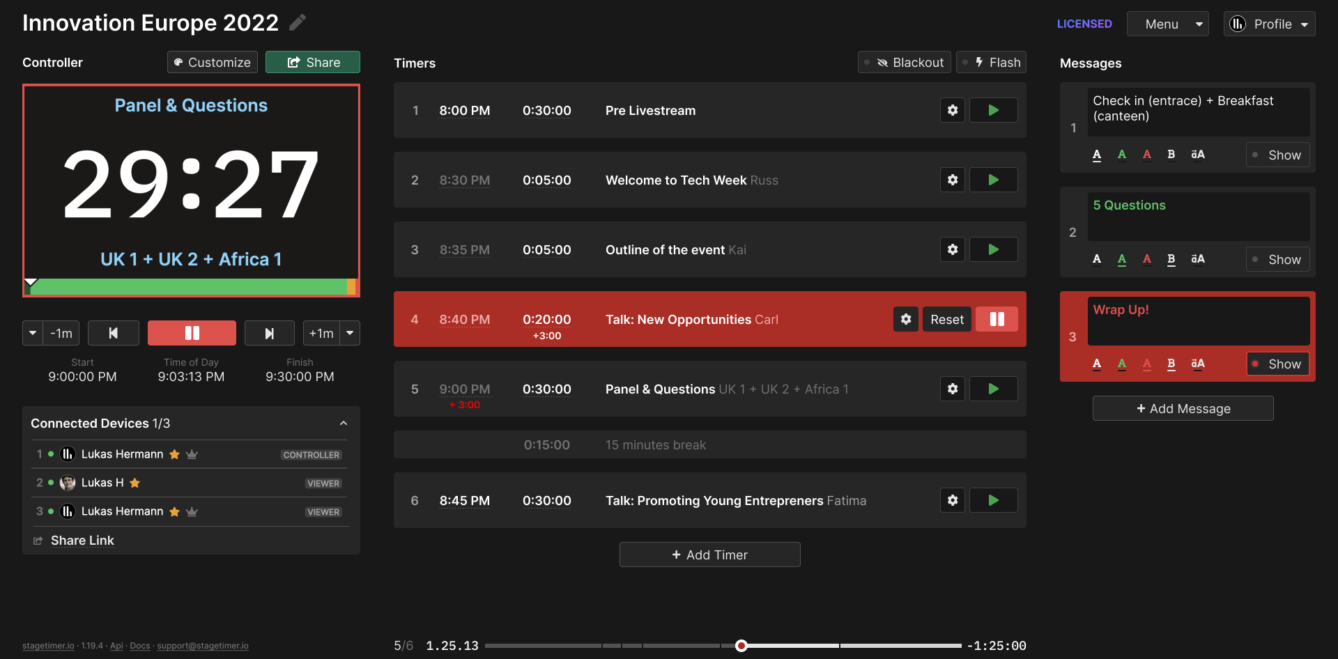 Presentation and Meeting Timers - TimeMachines Inc.