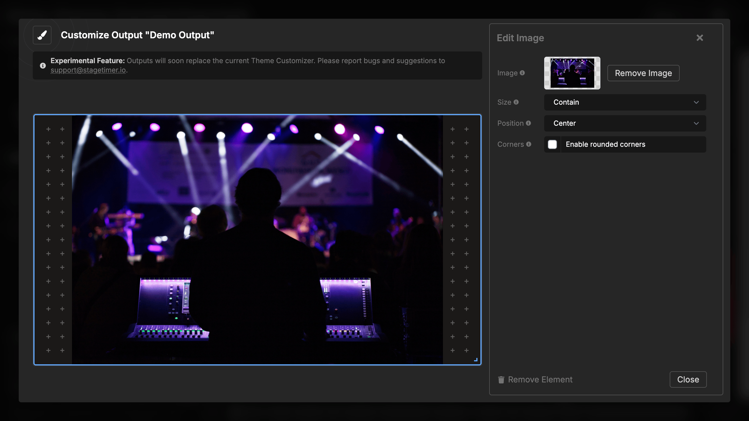 Image with contain sizing showing entire image within boundaries