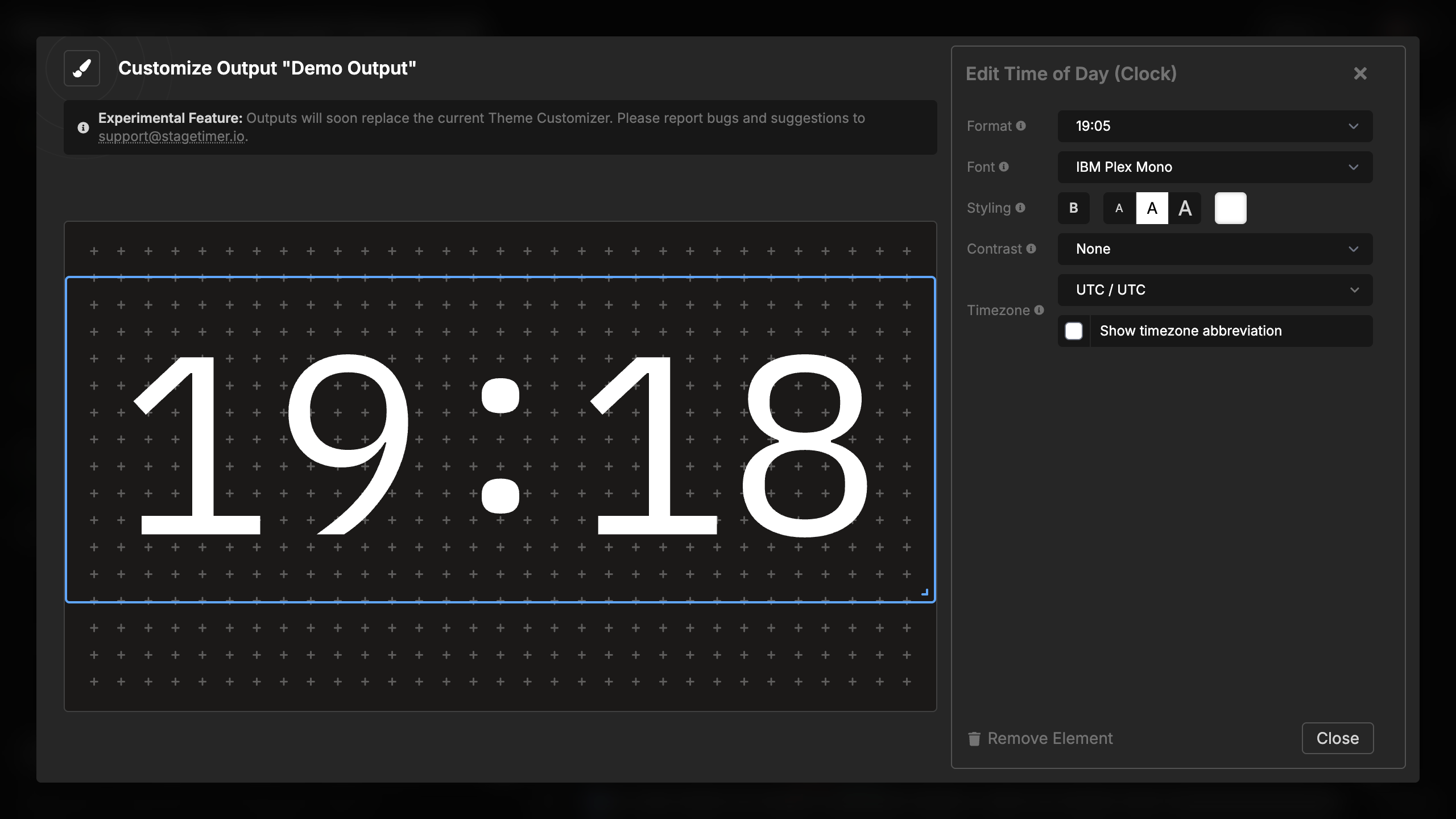 24-hour format without seconds