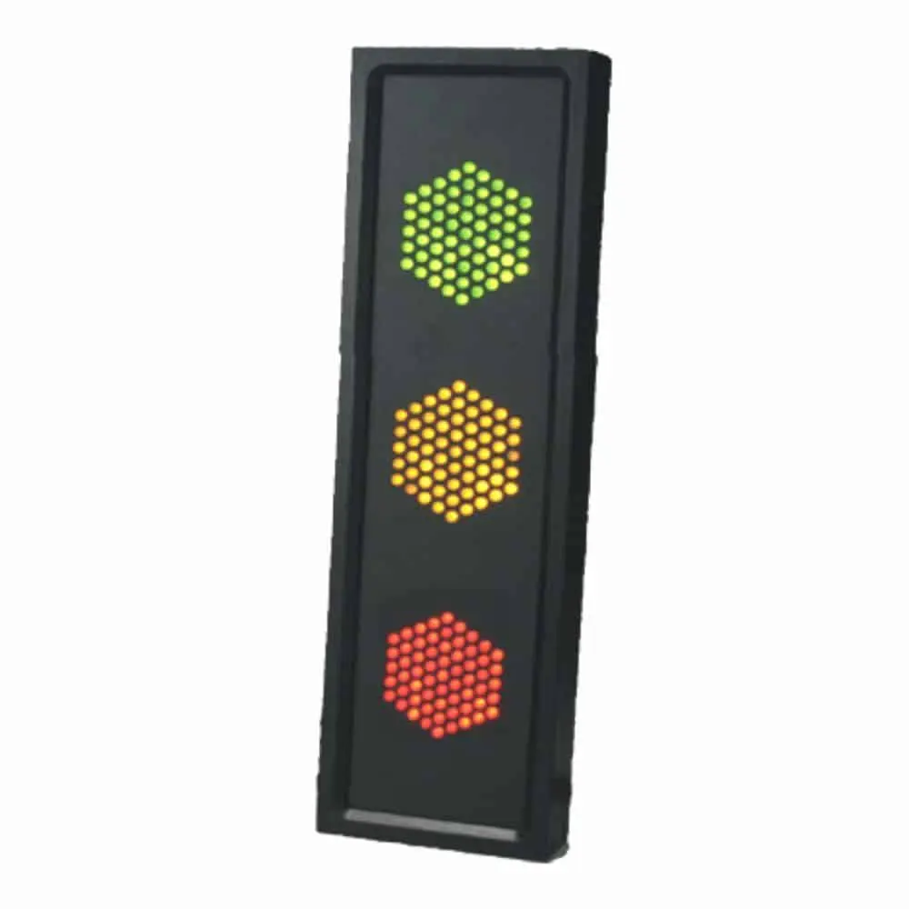 DSAN traffic-light-style signal light with green, yellow, and red LED indicators